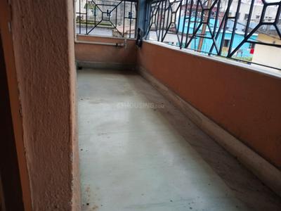 Balcony Image of 1100 Sq.ft 3 BHK Apartment / Flat for rent in Baguiati Kolkata for Rs. 14000