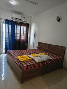 Bedroom Image of 500 Sq.ft 1 BHK Apartment / Flat for rent in Wegmans Signature Tower, Knowledge Park 3 Greater Noida for Rs. 18000
