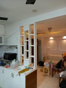 Hall Image of 600 Sq.ft 2 BHK Apartment / Flat for rent in Shaligram Plush, Chandlodia Ahmedabad for Rs. 25000