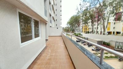 Balcony Image of 1698 Sq.ft 3 BHK Apartment / Flat for sale in TVS Emerald Jardin, Begur Bengaluru for Rs. 20000000
