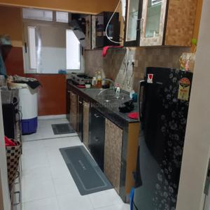 Kitchen Image of 750 Sq.ft 2 BHK Apartment / Flat for rent in Alcove New Kolkata, Serampore Hooghly for Rs. 20000