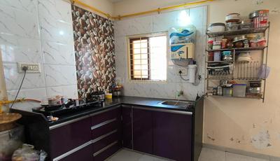 Kitchen Image of 1160 Sq.ft 2 BHK Apartment / Flat for rent in Khodiyar Nagar Vadodara for Rs. 25000
