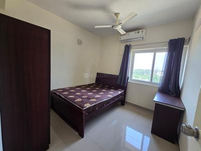 Bedroom Image of 1200 Sq.ft 2.5 BHK Apartment / Flat for rent in Mantri Webcity, Narayanapura Bengaluru for Rs. 50000