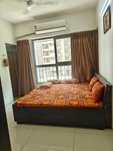Bedroom Image of 1480 Sq.ft 3 BHK Apartment / Flat for rent in Adani Amogha, Shantigram Ahmedabad for Rs. 41000