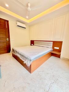 Bedroom Image of 1100 Sq.ft 1 BHK Builder Floor for rent in Sector 46 Gurgaon for Rs. 35000