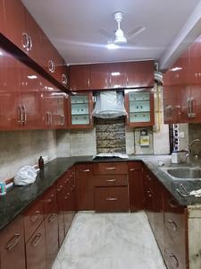 Kitchen Image of 1800 Sq.ft 3 BHK Builder Floor for rent in Subhash Nagar New Delhi for Rs. 50000