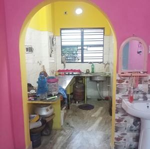 Kitchen Image of 500 Sq.ft 1.5 BHK Apartment / Flat for rent in Sodepur, west Kolkata for Rs. 10000