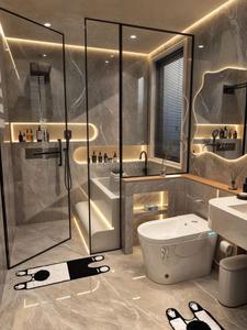 Bathroom Image of 1152 Sq.ft 2 BHK Apartment / Flat for sale in Embassy Indiabulls Park 2, Panvel Navi Mumbai for Rs. 13200000
