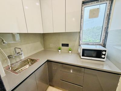 Kitchen Image of 750 Sq.ft 1 RK Builder Floor for rent in Sector 46 Gurgaon for Rs. 23000