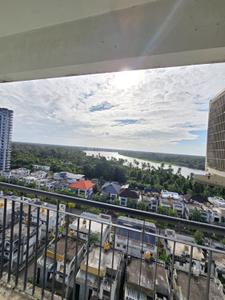 Balcony Image of 1400 Sq.ft 3 BHK Apartment / Flat for rent in Shwas Tetracore 22, Aduvathuruthu Aluva for Rs. 20000
