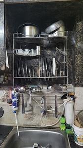 Kitchen Image of 1300 Sq.ft 3 BHK Apartment / Flat for sale in Krishna Nagar Kanpur for Rs. 5000000