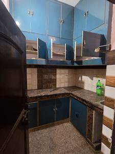 Kitchen Image of 550 Sq.ft 1 BHK Apartment / Flat for rent in Trivani Apartment, Jhilmil Colony New Delhi for Rs. 15000