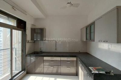 Kitchen Image of 1550 Sq.ft 3 BHK Apartment / Flat for rent in Runwal Eirene, Thane West Thane for Rs. 55000