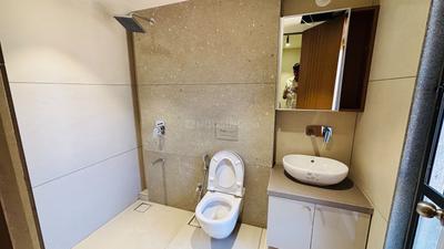 Bathroom Image of 3230 Sq.ft 4 BHK Apartment / Flat for rent in BSA Paarijat At Shantigram, Shantigram Ahmedabad for Rs. 200000