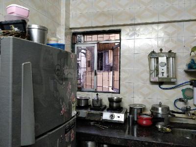 Kitchen Image of In a 1 Bhk flat there 2 Beds available for PG  in Andheri East, Mumbai