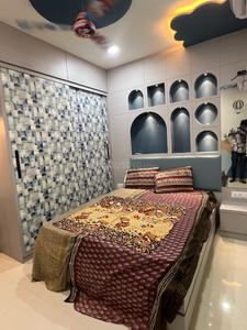 Bedroom Image of 1850 Sq.ft 3 BHK Apartment / Flat for rent in Shree Ram Avadh Highland, Bhadaj Ahmedabad for Rs. 42000