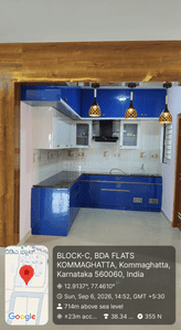 Image of 1325 Sq.ft 3 BHK Apartment / Flat for rent in BDA Kommaghatta Phase 1, Nadaprabhu Kempegowda layout, Bengaluru for Rs. 31000