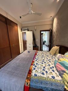 Bedroom Image of 1200 Sq.ft 2 BHK Builder Floor for rent in DDA Akshardham Apartments, Sector 19 Dwarka New Delhi for Rs. 39000