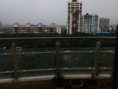 Balcony Image of 1120 Sq.ft 2 BHK Apartment / Flat for rent in Patel Aum Sai, Kharghar Navi Mumbai for Rs. 51000