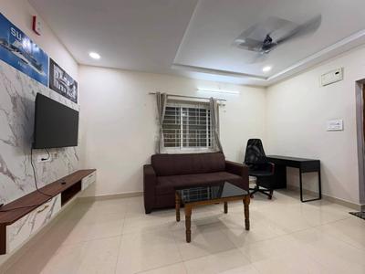 Hall Image of 815 Sq.ft 1 BHK Apartment / Flat for rent in Gachibowli Hyderabad for Rs. 27000