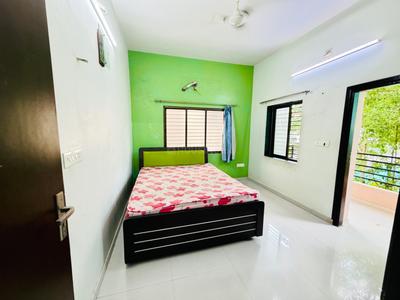 Bedroom Image of 1350 Sq.ft 1.5 BHK Independent House for rent in Satellite Ahmedabad for Rs. 25500