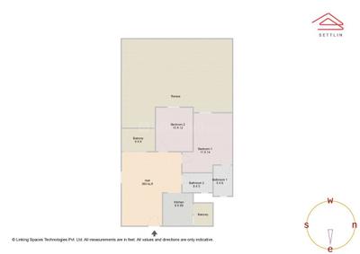 Image of 1105 Sq.ft 2 BHK Apartment / Flat for sale in Ramky One Karnival by Ramky Estates, Electronic City, Bengaluru for Rs. 14800000