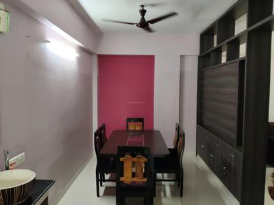Dining Area Image of 1400 Sq.ft 3 BHK Apartment / Flat for rent in Shree Sopan Pratishtha, Kudasan Gandhinagar for Rs. 30000