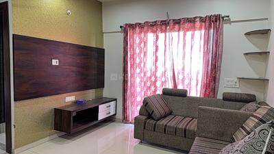 Living Room Image of 1080 Sq.ft 2 BHK Apartment / Flat for rent in Adani The Meadows, Shantigram Ahmedabad for Rs. 34999