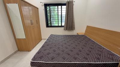 Bedroom Image of 700 Sq.ft 1 BHK Builder Floor for rent in Nipania Indore for Rs. 18500