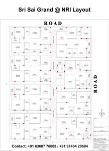 Image of 1386 Sq.ft 3 BHK Apartment / Flat for sale in NRI Layout, Bengaluru for Rs. 9240000