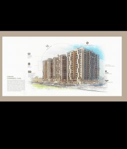 Balcony Image of 1700 Sq.ft 3 BHK Apartment / Flat for sale in DR Praharsh Serena, Bopal Ahmedabad for Rs. 9000000
