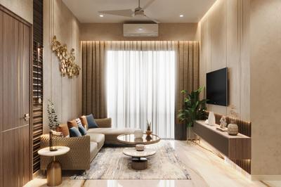 Living Room Image of 625 Sq.ft 1 BHK Apartment / Flat for sale in Dombivli East Thane for Rs. 4150000