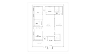 Floor Plan Image of 3600 Sq.ft 5 BHK Villa for sale in Vadavalli Coimbatore for Rs. 19500000