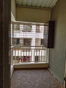 Balcony Image of 450 Sq.ft 1 BHK Apartment / Flat for rent in Wagholi Pune for Rs. 19000