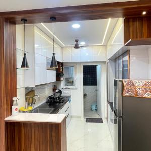 Kitchen Image of 1340 Sq.ft 2 BHK Apartment / Flat for sale in Puppalaguda Hyderabad for Rs. 11000000