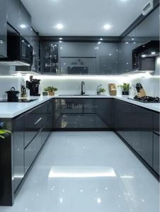 Kitchen Image of 960 Sq.ft 2 BHK Apartment / Flat for sale in Dosti Greenscapes, Hadapsar Pune for Rs. 9600000