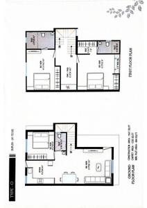 Brochure Image of 1541 Sq.ft 3 BHK Duplex for sale in Kalali Vadodara for Rs. 10000000