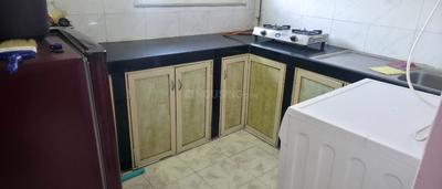 Kitchen Image of 635 Sq.ft 1 BHK Apartment / Flat for rent in CIDCO Millennium Tower, Sanpada Navi Mumbai for Rs. 40000