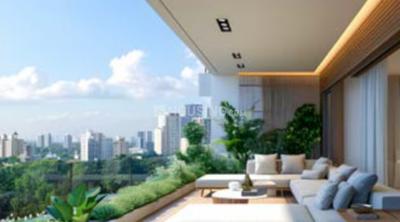 Balcony Image of 928 Sq.ft 2 BHK Apartment / Flat for sale in Sai Asspire, Hadapsar Pune for Rs. 5450300