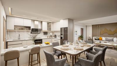 Hall Image of 1050 Sq.ft 2 BHK Apartment / Flat for sale in The Palash Homes, Dhakoli Zirakpur for Rs. 6900000