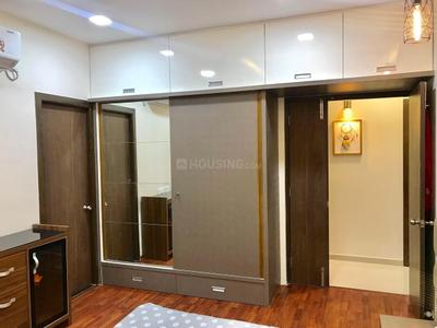 Bedroom Image of 1500 Sq.ft 3 BHK Apartment / Flat for rent in Adani Elysium, Shantigram Ahmedabad for Rs. 36000