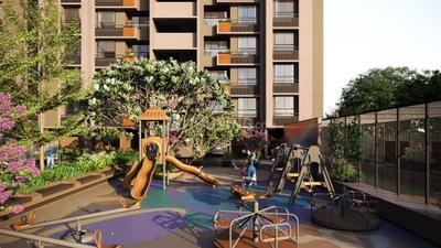 Balcony Image of 1053 Sq.ft 3 BHK Apartment / Flat for sale in Ratna Trident Experia, Vaishno Devi Circle Ahmedabad for Rs. 7200000