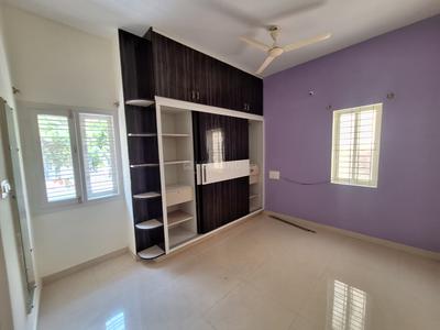 Bedroom Image of 1150 Sq.ft 2 BHK Builder Floor for rent in Hulimavu Bengaluru for Rs. 25000