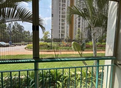 Balcony Image of 1660 Sq.ft 3 BHK Apartment / Flat for rent in Brigade Cornerstone Utopia, Varthur Bengaluru for Rs. 69000