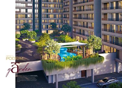 Image of 1485 Sq.ft 2 BHK Apartment / Flat for sale in Shiv Aayansh Aura, Adalaj, Gandhinagar for Rs. 6200000