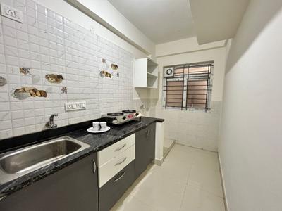 Kitchen Image of 660 Sq.ft 1 BHK Apartment / Flat for rent in Whitefield Bengaluru for Rs. 25000