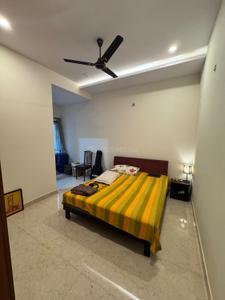 Bedroom Image of 700 Sq.ft 1 BHK Apartment / Flat for rent in Cox Town Bengaluru for Rs. 36000