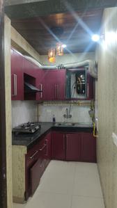 Kitchen Image of 585 Sq.ft 1 BHK Apartment / Flat for rent in Aditya Urban Homes Phase 1A, Bamheta Village Ghaziabad for Rs. 15000
