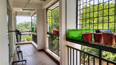 Balcony Image of 1350 Sq.ft 3 BHK Apartment / Flat for rent in Suvastu Astoria Park, Basapura Bengaluru for Rs. 42000