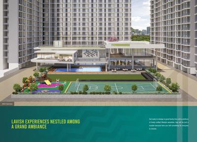 Image of 600 Sq.ft 2 BHK Apartment / Flat for sale in Dosti West County, Thane West, Thane for Rs. 9700000